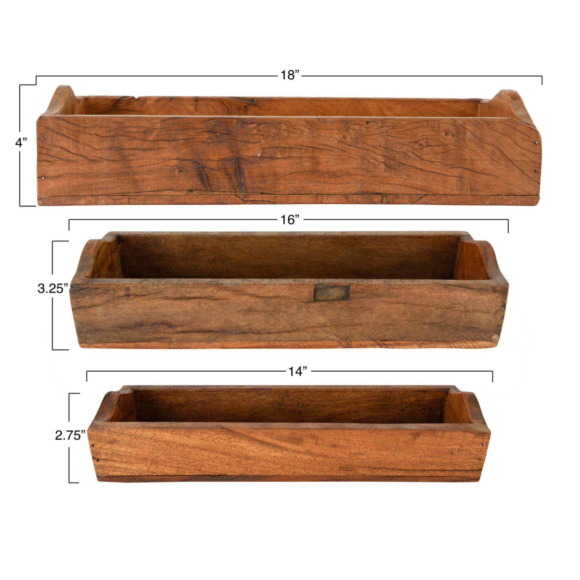 Hello Honey® Found Wood Boxes Set, 3ct.